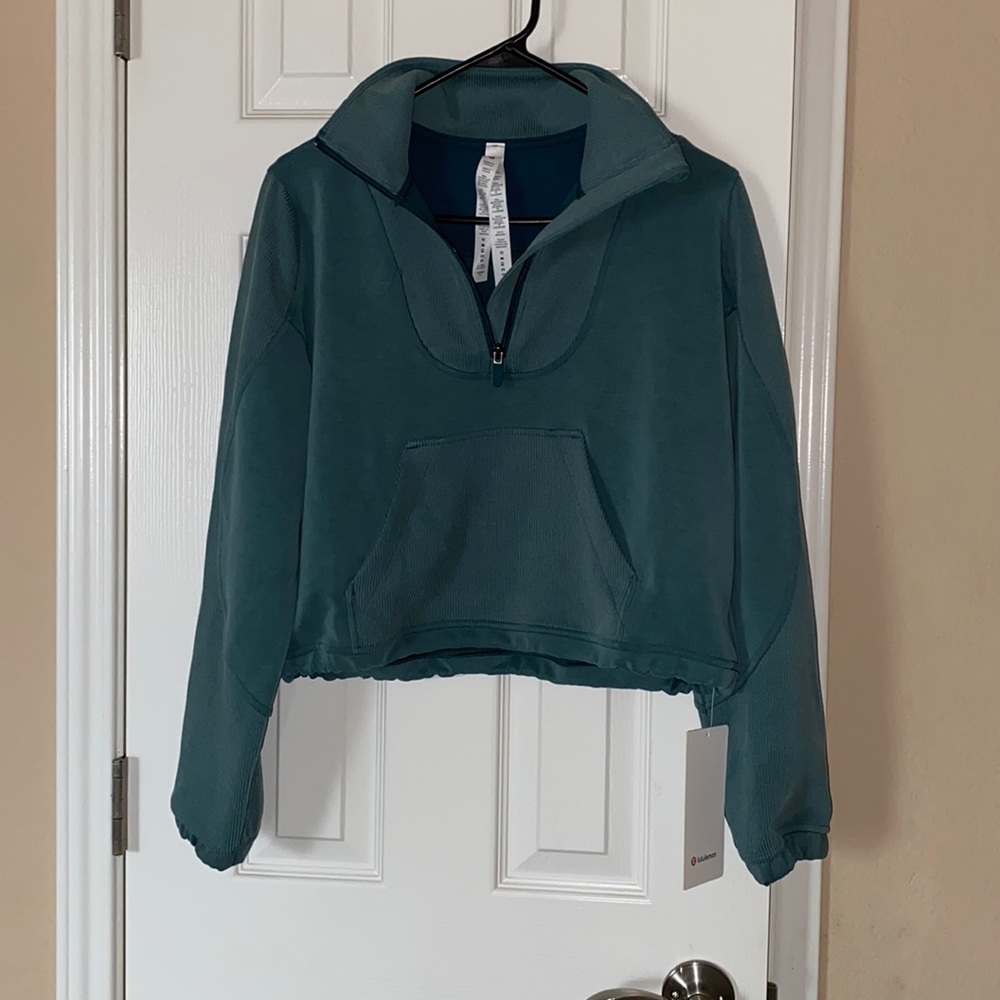 Lululemon Brushed Softstreme Ribbed Half Zip